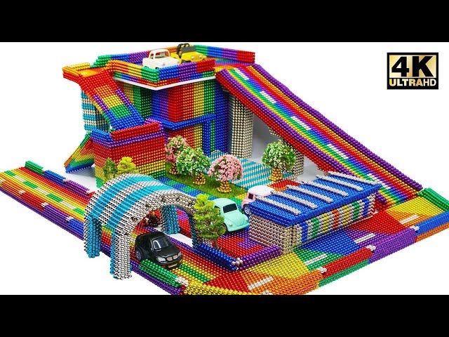 DIY - How To Build Amazing Car Parking From Magnetic Balls (Satisfying) | Magnet World Series class=