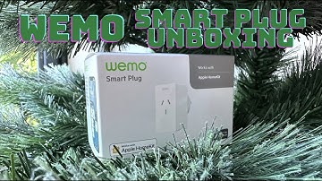 WEMO Smart Plug Unboxing + Set-up