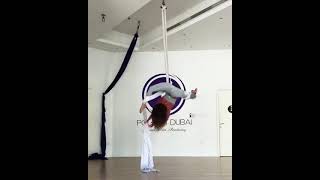 Beautiful Aerial Silk choreography
