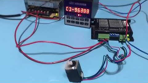 Jkongmotor nema 8 stepper motor working test