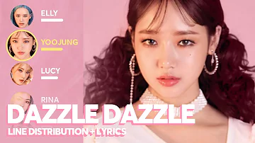 Weki Meki - DAZZLE DAZZLE (Line Distribution + Lyrics)