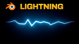 Simple LIGHTNING Animation in Blender - Geometry Nodes