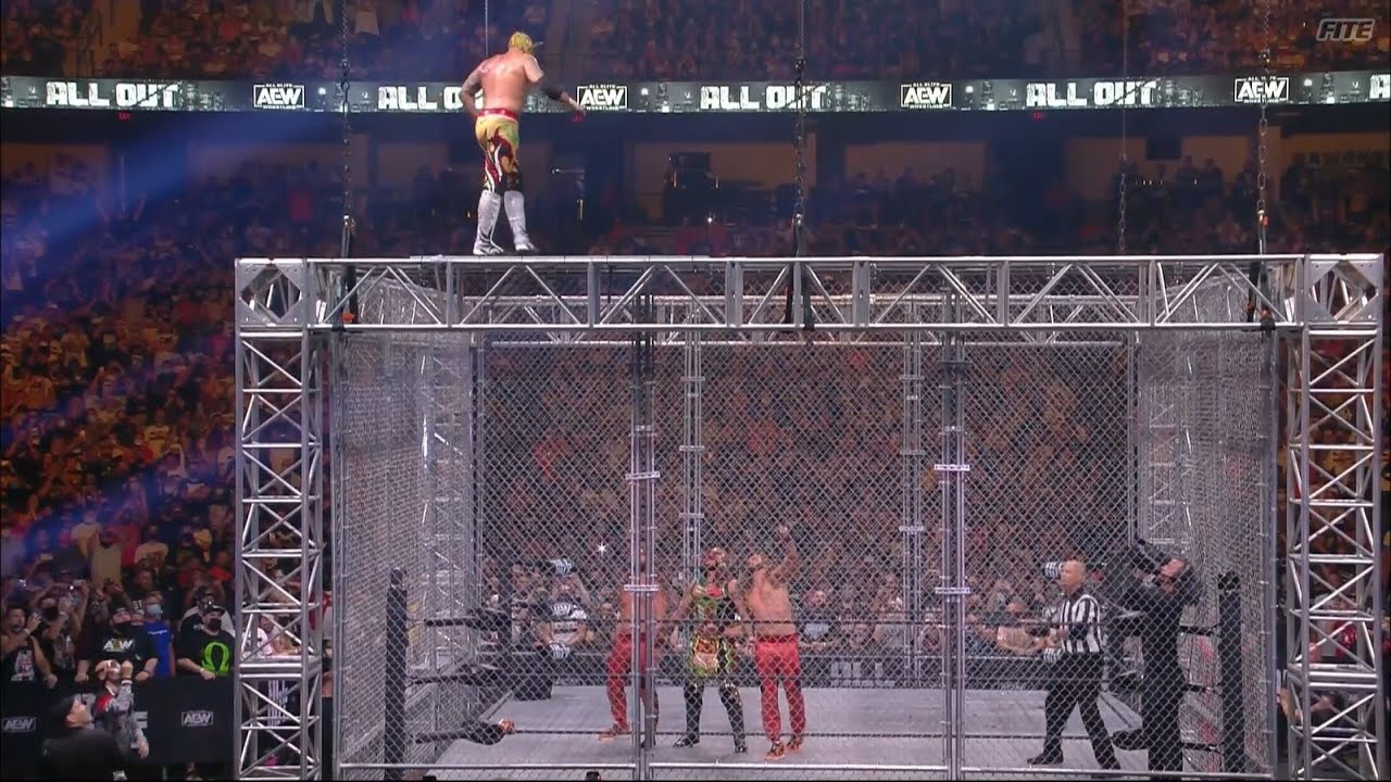 LUCHA BROTHERS vs young bucks FULL MATCH HIGHLIGHTS AEW ALL OUT 2021