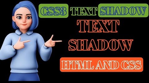 CSS Text-Shadow Tutorial in Hindi / Urdu - How to Use CSS Text Shadows for Beautiful Text Effects