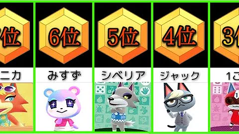 あつ森人気住民ランキング