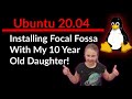 Kid Installs Linux For First Time