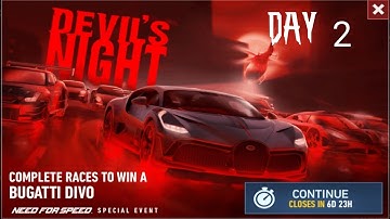 NFS : No Limits | Bugatti Divo (Devils Night - Day 2)