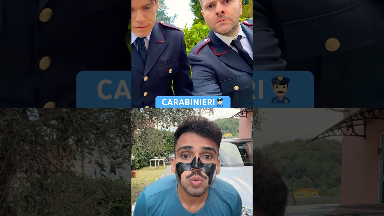 Mi hanno fermato con la mascherina😷 e sono scappato 🏃🏽♂️#ironia #risate #viraleshorts