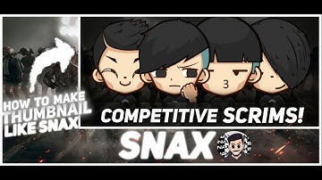 HOW TO MAKE THUMBNAIL LIKE SNAX GAMING