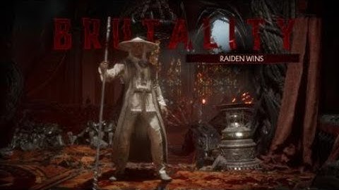 Mk11 kl raiden vs noob saibot brutality 2