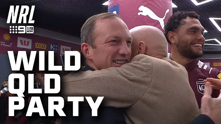 It's PARTY TIME in the WINNING QLD Maroons sheds: In The Sheds | NRL on Nine