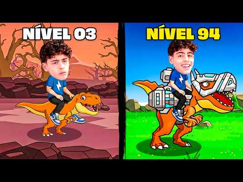 MELHOREI MEU DINOSSAURO ATÉ ELE VIRAR UM ROBÔ