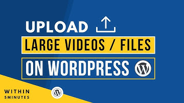 How To Upload Large Video On WordPress 2025 | Upload Large Files To WordPress Media Library