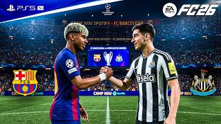 FC 26 - Barcelona vs. Newcastle United - UEFA Champions League 25/26 Full Match | PS5™ Pro [4K60]
