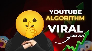 "This NEW Viral Hack Will Explode Your Views in 2026! YouTube ALGORITHM 😱🤫