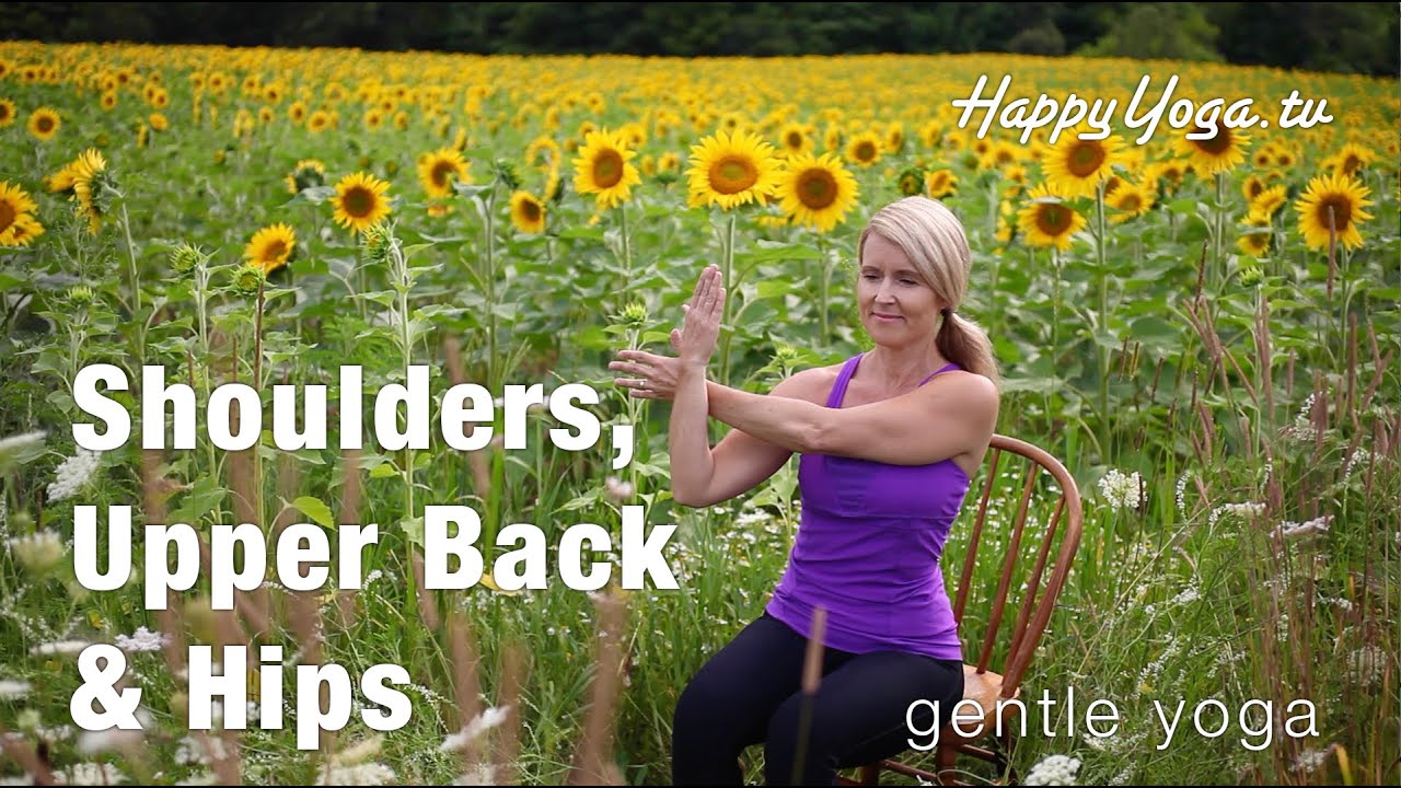  Happy Yoga with Sarah Starr Sunflower Splendor Chair Yoga :  Movies & TV