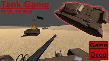 Tank Game Prototype Gameplay (Godot Engine)