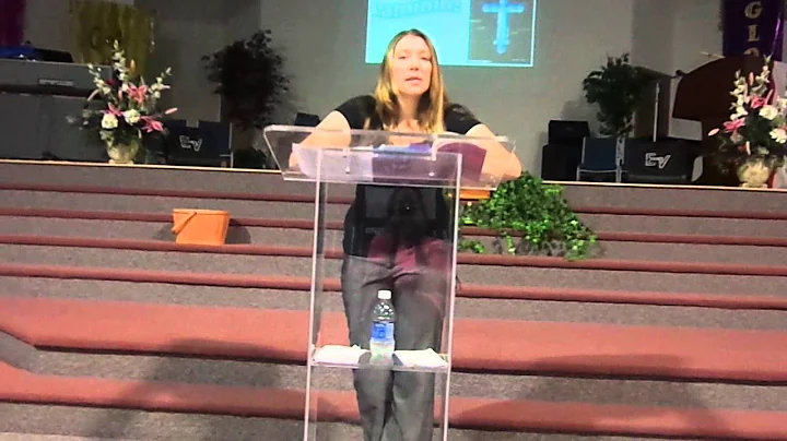 Melissa VanDyke's first Sermon Aug 26,2012 Broken?...