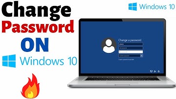 how to change password in laptop 2022 || change password on PC/computers  windows 10
