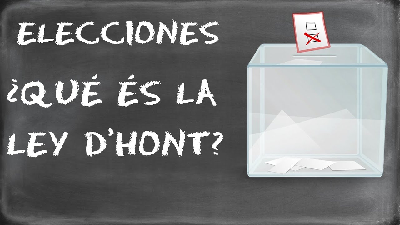 Qué es la Ley d'Hont? Elecciones - YouTube