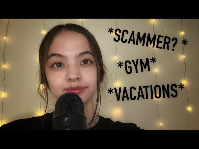ASMR Whisper Rambles (tingly + mouth sounds)