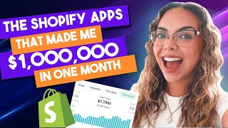 The Shopify apps that made me $1M in one month (2023 Updated)