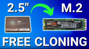 Clone Windows - 2.5 SSD to M.2 For FREE