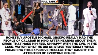 WATCH WAHT APST MIKE DID ON STAGE YESTERDAY IN CALABAR THAT CAUGHT THE ATTENTION OF EVERYONE ONLINE
