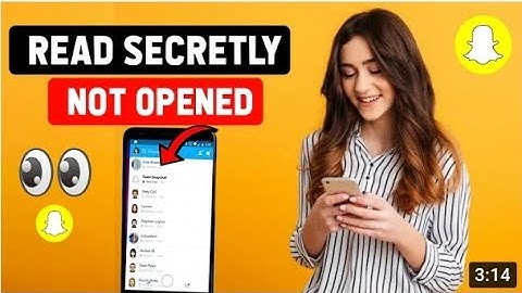 How to read snapchat messages without opening them in 2021 | Read snap text without them knowing