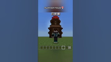 Double story Mushroom House🍄🏠| tutorial| #minecraft #minecraftshorts #minecrafttutorial #shorts