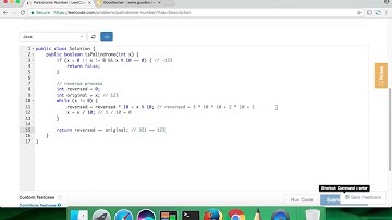 LeetCode Tutorial 9. Palindrome Number