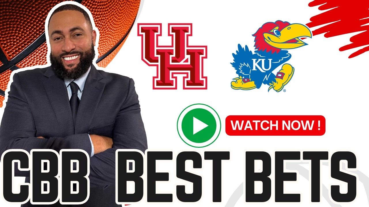 Friday CBB Best Bets: Houston vs Kansas | Ole Miss vs Bama and MORE | Best CBB Picks March 13, 2026