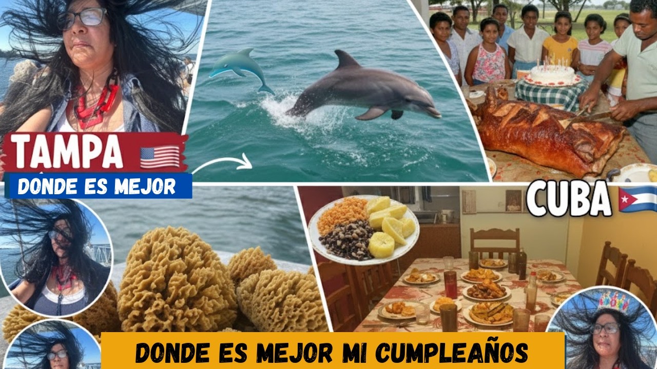 La diferencia entre la fiesta Cubana´´Familia y pura bulla y la celebración en Tampa tranquilidad.