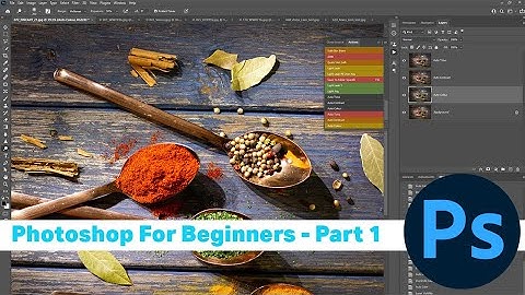 Photoshop for Beginners Course Part 1 - Working with Layers In Use