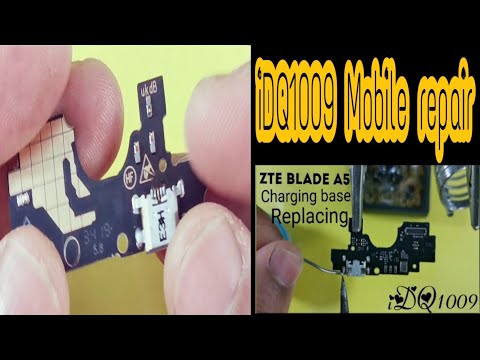 ZTE blade A5 2019 charging problem how to replacement charging port 100% warking idq1009.official