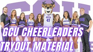 GCU Cheerleaders Tryout Material 23-24