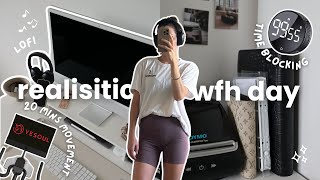 Work From Home Routine 🖥️🎧 | 5 realistic productivity tips | Yesoul G1M Plus Bike Review