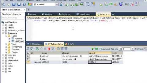 tutorial cara menggunakan sqlyog untuk mengedit database dengan mudah