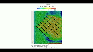 Air Quality in and around an Urban Canopy of 36 buildings (