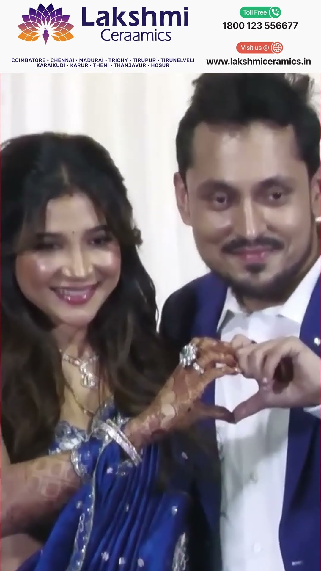 'Heart In காமி Baby..' ? கணவருடன் Sakshi Agarwal's Cute Romance