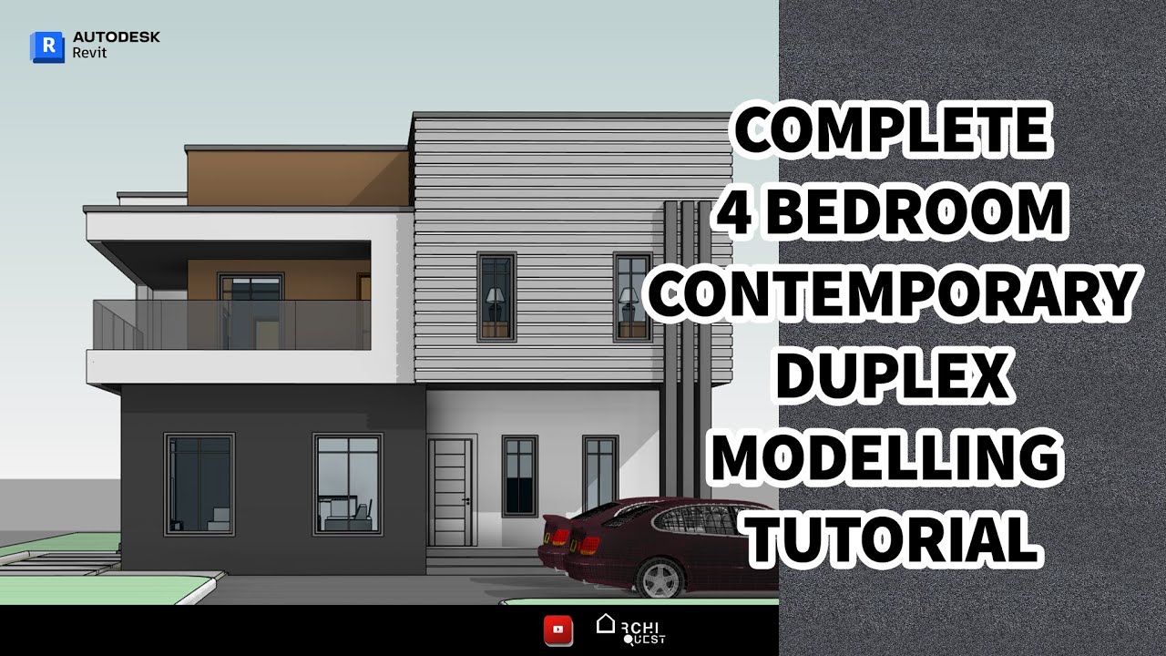 Autodesk Revit Architecture 2024 Full Beginner's Tutorial - YouTube