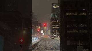 welcome to Canada 🥶❤️ in winter snow ❄️🌨️#winter #canada #viral #youtubeshorts
