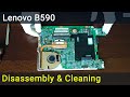 Lenovo B590 disassembly and fan cleaning