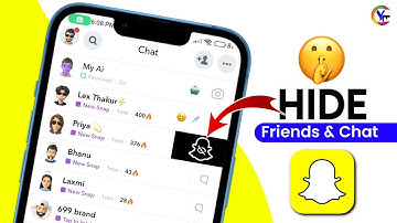 Snapchat me Friend ko Hide kaise kare ! How to Hide Snapchat chat ! How to hide Friends on snapchat