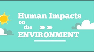 Human Impacts on the Environment