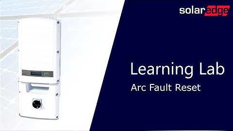 Inverter  Arc Fault Reset
