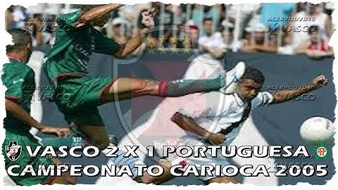 Vasco x Portuguesa - Carioca 2005 "Reestreia de Romário"