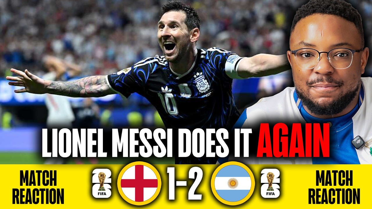 Lionel Messi Survives Another Game And Makes The Final❗England 1-2 Argentina | #fifaworldcup2026