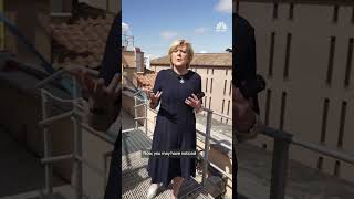 How we get this shot of the black smoke from the Sistine Chapel chimney during conclave