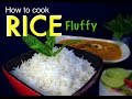 How to cook perfect fluffly plain Basmati Rice